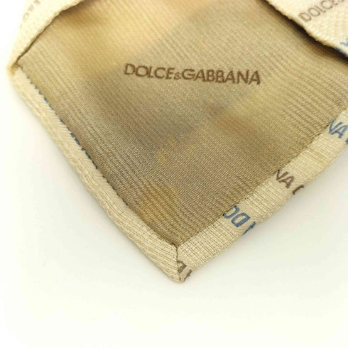 ドルチェアンドガッバーナ DOLCE&GABBANA ストライプロゴ シルクネクタイ メンズ