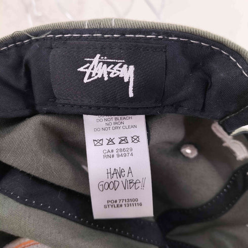 ステューシー Stussy electric dot cap メンズ FREE