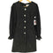 marant 韓国製 ツイード プリーツ 切替 ワンピース レディース import:S