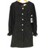 marant 韓国製 ツイード プリーツ 切替 ワンピース レディース import:S