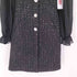 marant 韓国製 ツイード プリーツ 切替 ワンピース レディース import:S