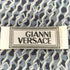 ジャンニヴェルサーチ GIANNI VERSACE サテン 切替デザイン総柄シルクネクタイ メンズ
