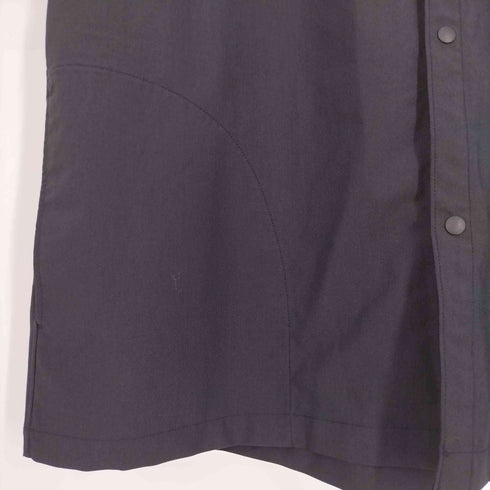 ムジルシリョウヒン 無印良品 かぜを通す スタンドカラー五分袖シャツ メンズ JPN:XL