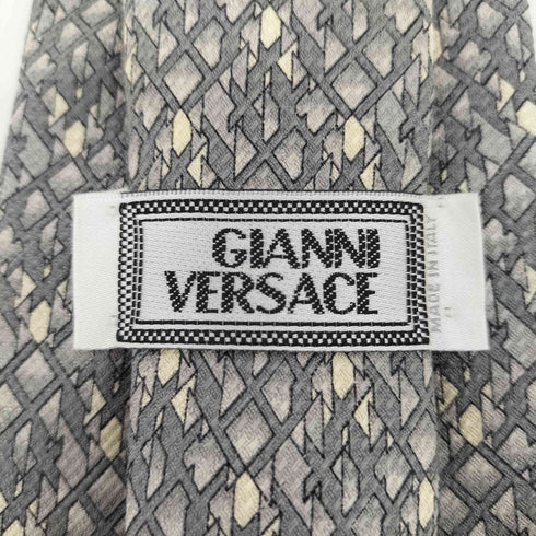 ジャンニヴェルサーチ GIANNI VERSACE 総柄シルクネクタイ メンズ