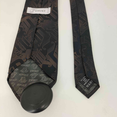 ジャンニヴェルサーチ GIANNI VERSACE オールドイングリッシュ柄シルクネクタイ メンズ