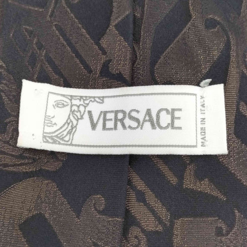 ジャンニヴェルサーチ GIANNI VERSACE オールドイングリッシュ柄シルクネクタイ メンズ