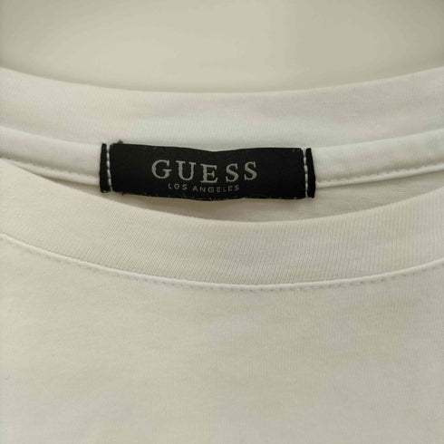 ゲス GUESS フラワー ワンポイント プリント S/S クルーネックTシャツ レディース import:S
