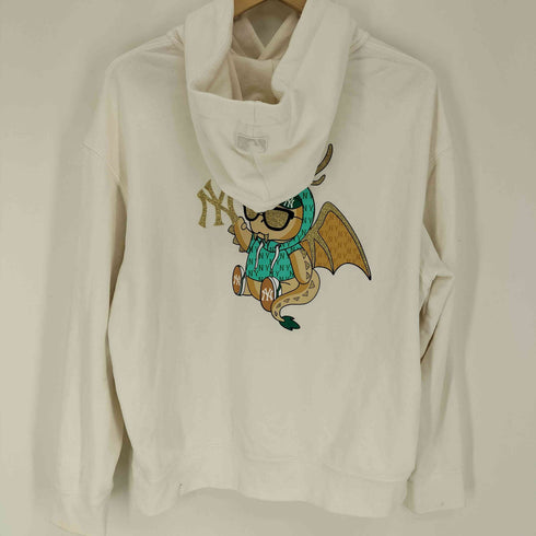 ジェニュインマーチャンダイズ GENUINE MERCHANDISE チームロゴ刺繍 ニューイヤー ドラゴン バックプリント プルオーバーパーカー メンズ import:L