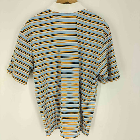 アディダス adidas 80s オーバーサイズ ストライプ ポロシャツ メンズ import:M