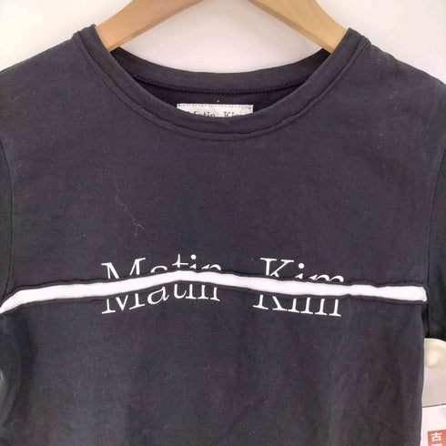 マーティンキム Matin Kim ロゴプリント S/S クルーネックTシャツ レディース FREE
