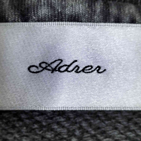 アドラー ADRER heavy weight logo semi short vintage double zip parker/ヘビーウェイトロゴセミショートヴィンテージダブルジップパーカ メンズ JPN:L