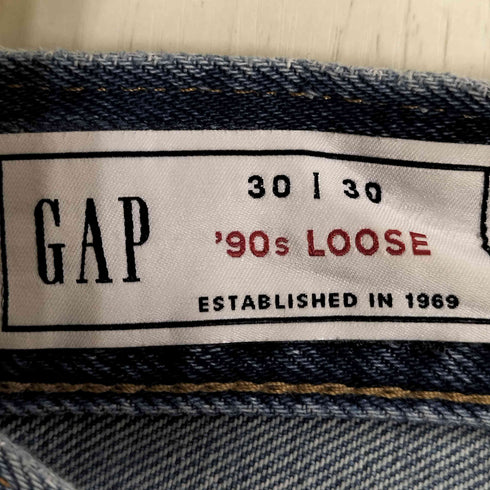 ギャップ Gap 90s LOOSE ボタンフライ ダメージデニム メンズ 30/30
