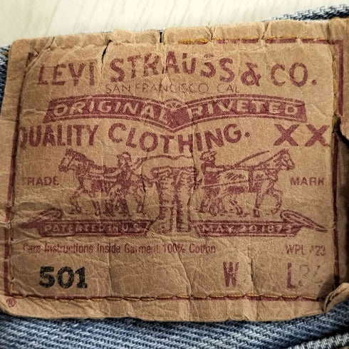 リーバイス Levis 90S USA製 95年 1月 501 0114 ボタンフライデニム メンズ W34/L34