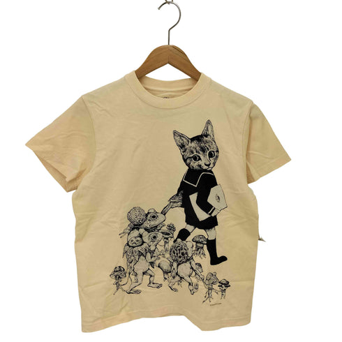 ボリス雑貨店 フロント プリント クルーネック Tシャツ レディース JPN:S