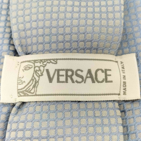 ヴェルサーチ VERSACE メドゥーサ柄 シルクネクタイ メンズ