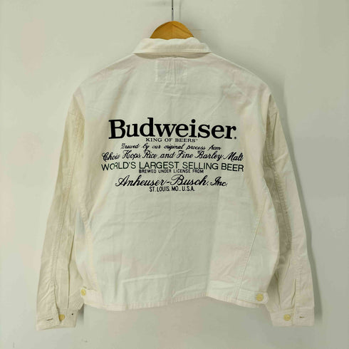 バドワイザー Budweiser コットンツイル バックロゴ スイングトップ 短丈 メンズ JPN:L