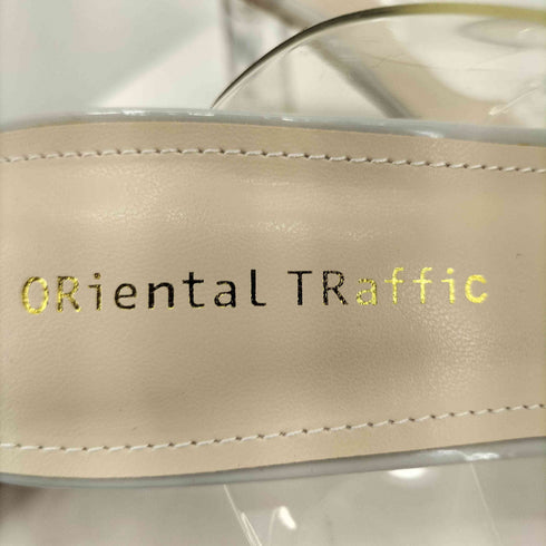 オリエンタルトラフィック ORiental TRaffic ビーズモチーフPVCサンダル レディース M