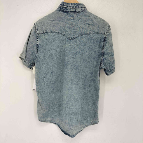 リーバイス Levis ウォッシュド加工 デニム ウエスタン シャツ メンズ import:S