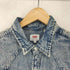 リーバイス Levis ウォッシュド加工 デニム ウエスタン シャツ メンズ import:S