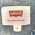 リーバイス Levis ウォッシュド加工 デニム ウエスタン シャツ メンズ import:S