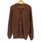 ユニバードセブンツー UNIVERD72 BRUSHED LINING CARDIGAN SOLID メンズ import:M