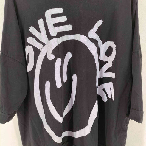MY DRESS S.R.L イタリア製 スマイルプリントオーバーサイズTシャツ レディース FREE