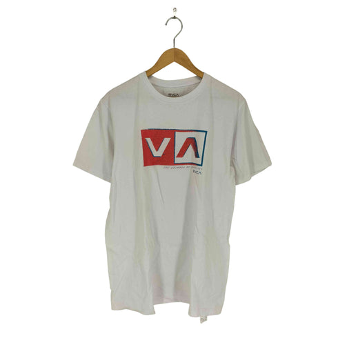 ルーカ RVCA STANDARD TEE フロントプリントクルーネックTシャツ メンズ L