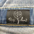 ビッグジョン BIG JOHN EASY DENIM PANTS イージー デニム パンツ ダメージ タタキ パッチワーク カスタム メンズ JPN:XS