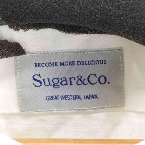 sugar&co. リネン混 ボタンダウンシャツ メンズ import:L