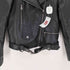 ジップアップ フェイクレザー ジャケット レディース import:M