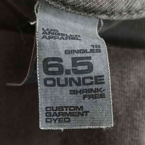 ロサンゼルスアパレル Los Angeles Apparel USA製 6.5oz ピグメントダイ ショートスリーブ クルーネックTシャツ メンズ import:L