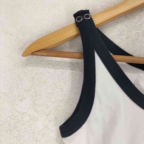 ジョンメイソンスミス JOHN MASON SMITH COTTON RIB UP AND DOWN TANK TOP レディース 36