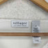 VILLAGER レース切替ベロアトップス import レディース M