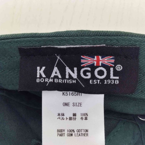 カンゴール KANGOL WASHED BASEBALL ロゴ刺繍キャップ メンズ ONE SIZE