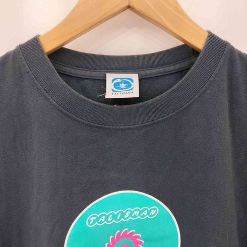 talisman プリントクルーネックTシャツ メンズ L