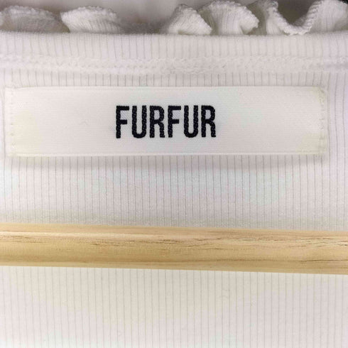ファーファー furfur 26SS フリルカーディガン レディース FREE