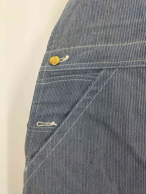 リー Lee 60-70s UNION MADE USA製 ヒッコリーストライプオーバーオール メンズ 28