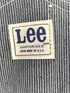 リー Lee 60-70s UNION MADE USA製 ヒッコリーストライプオーバーオール メンズ 28
