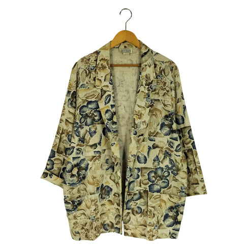 ALICE STUART USA製 レーヨン リネン テーラードジャケット レディース import:XL