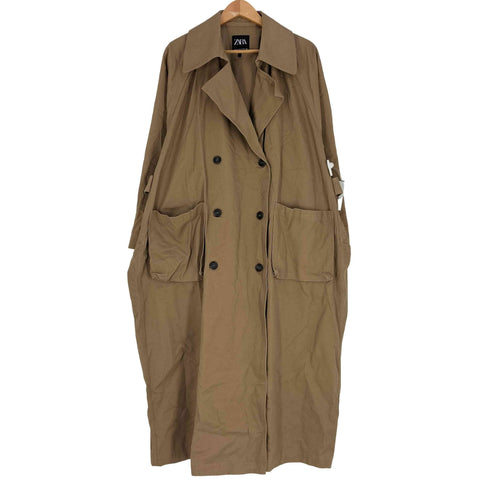 ザラ ZARA オーバーサイズ トレンチコート レディース M-L