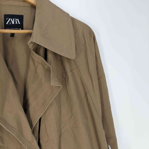 ザラ ZARA オーバーサイズ トレンチコート レディース M-L
