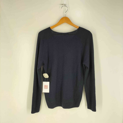ユニクロ UNIQLO CASHMERE 100% 3DカシミヤVネックセーター レディース JPN:L