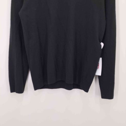 ユニクロ UNIQLO CASHMERE 100% 3DカシミヤVネックセーター レディース JPN:L
