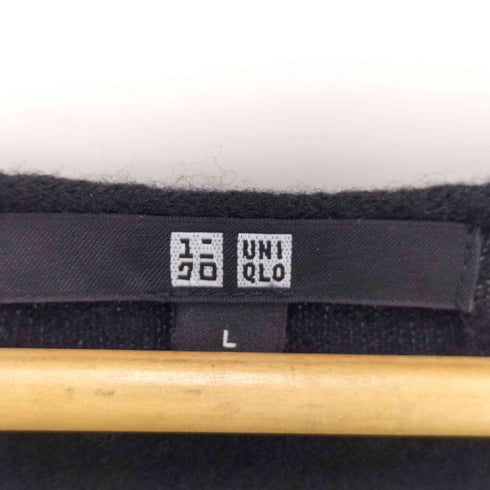 ユニクロ UNIQLO CASHMERE 100% 3DカシミヤVネックセーター レディース JPN:L