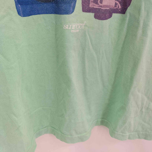 サンルーフ sunroof プリントクルーネックTシャツ メンズ L