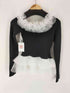 MUTED Asymmetry Tulle Knit Top レディース FREE