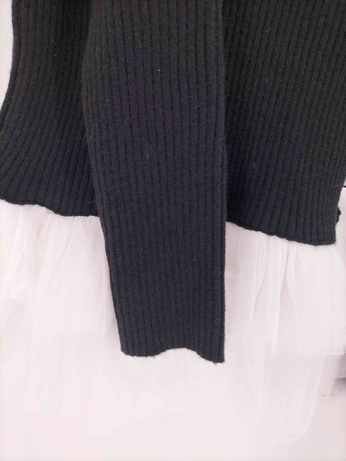 MUTED Asymmetry Tulle Knit Top レディース FREE