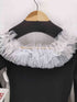 MUTED Asymmetry Tulle Knit Top レディース FREE