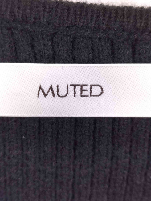 MUTED Asymmetry Tulle Knit Top レディース FREE