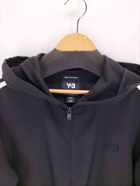 ワイスリー Y-3 HOODED TRACK TOP 3-STRIPES レディース 2XS